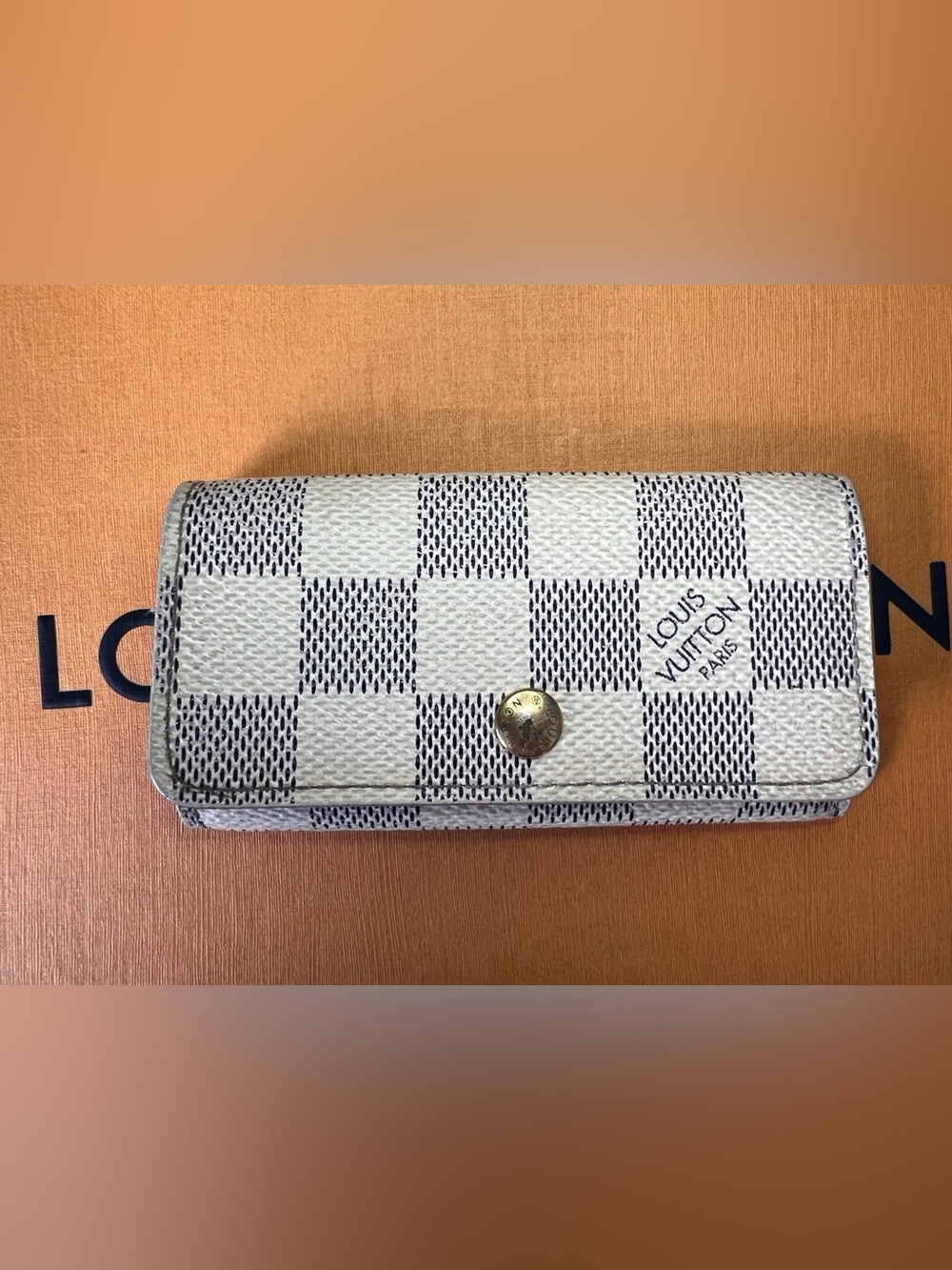 Louis Vuitton Damier Azur Key Holder